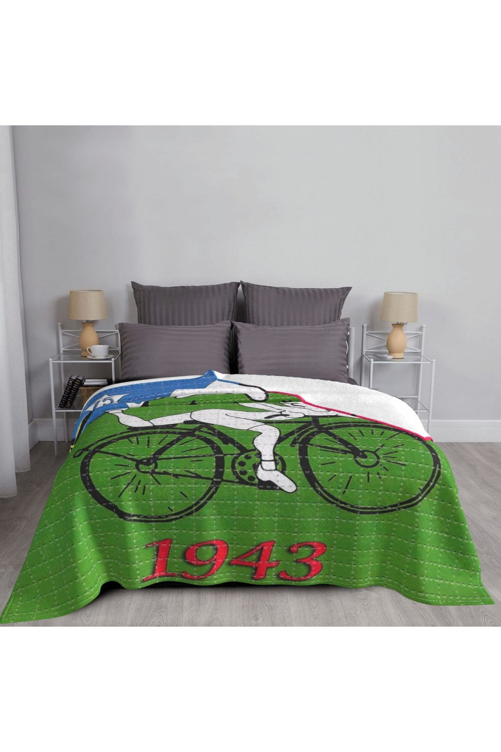 Hoffman Bicycle Day Throw Blanket | Bowlift