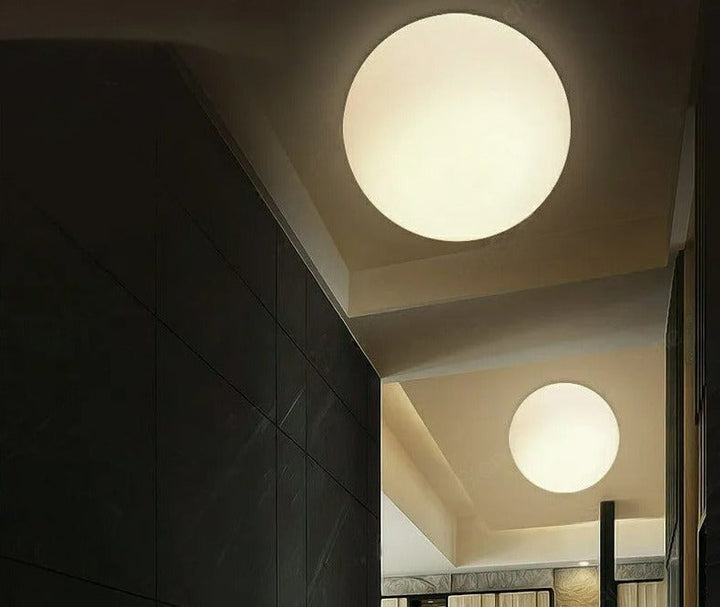 BowLift | GlaciaLuxe – Minimalist Wall Lamp with Glass Stone Design