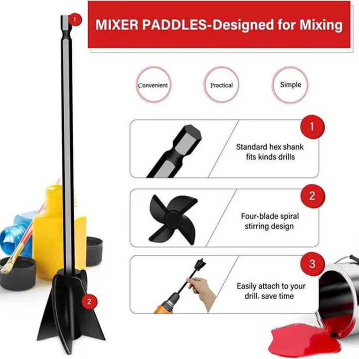 BowLift | Ultimate Drill-Mounted Resin and Paint Mixer Attachment