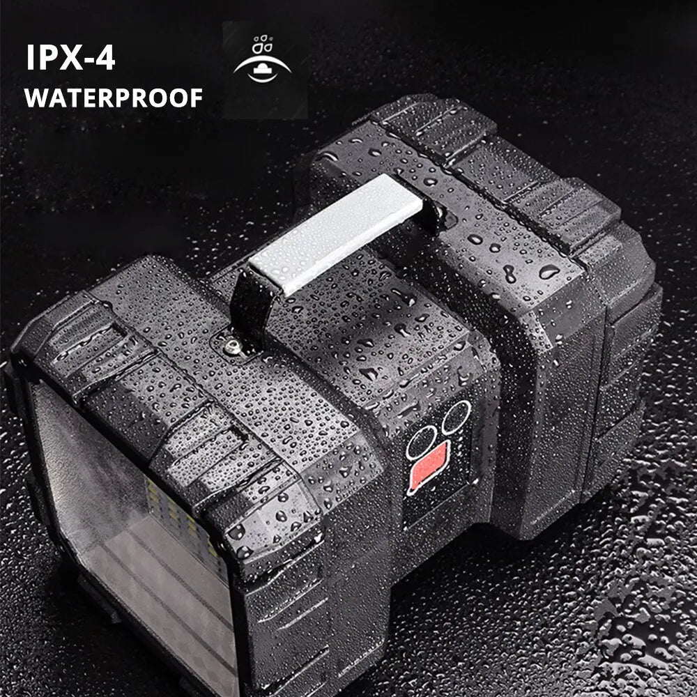 BowLift | LED Battery Spotlight DualonX Pro | 40 W | Double Lamp with 7 Light Modes | Rechargeable & Waterproof IP64 | Power Bank Function