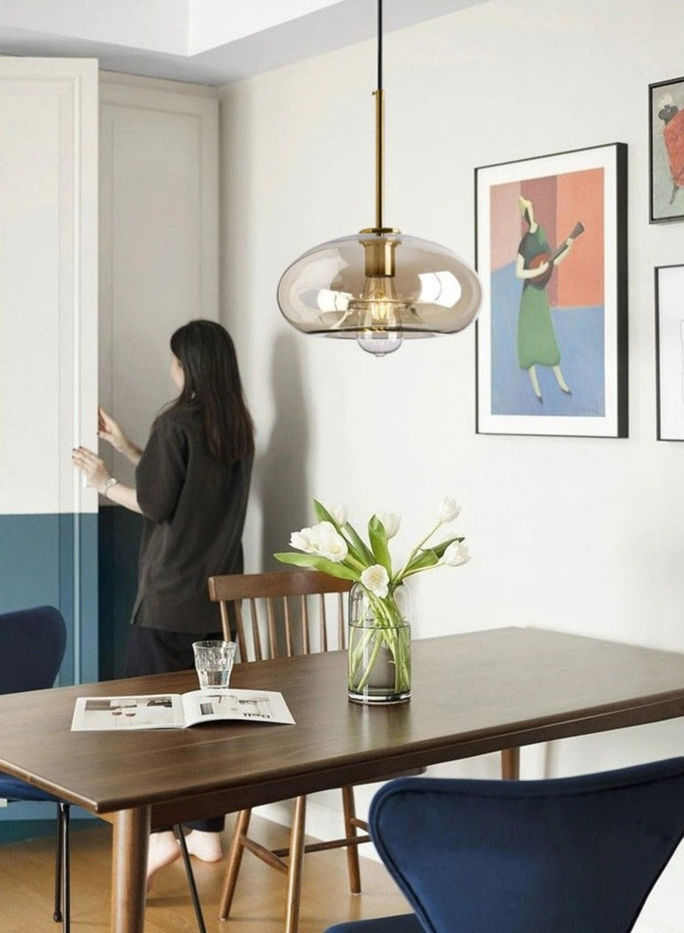 Modern Glass Hanging Lamps | Bowlift
