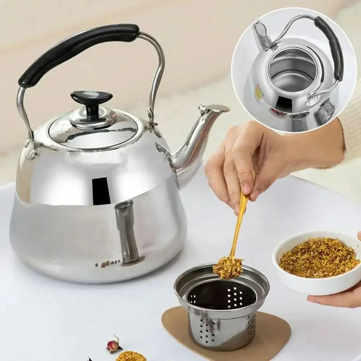 BowLift | Stainless Steel Stovetop Kettle – Whistling Tea Kettle