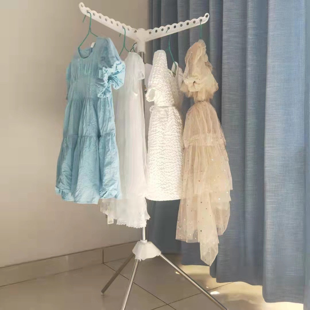 BowLift | Portable Stainless Steel Triangle Clothes Drying Hanger