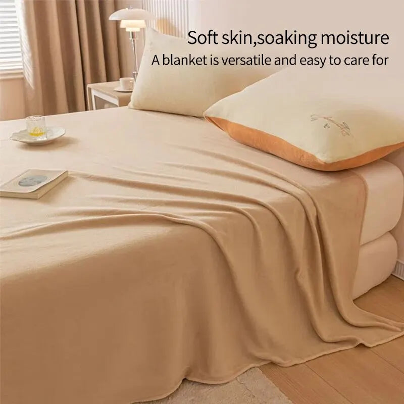 Extra Soft Thickened Flannel Blanket – Cozy Nap & Air Conditioning Throw | Bowlift