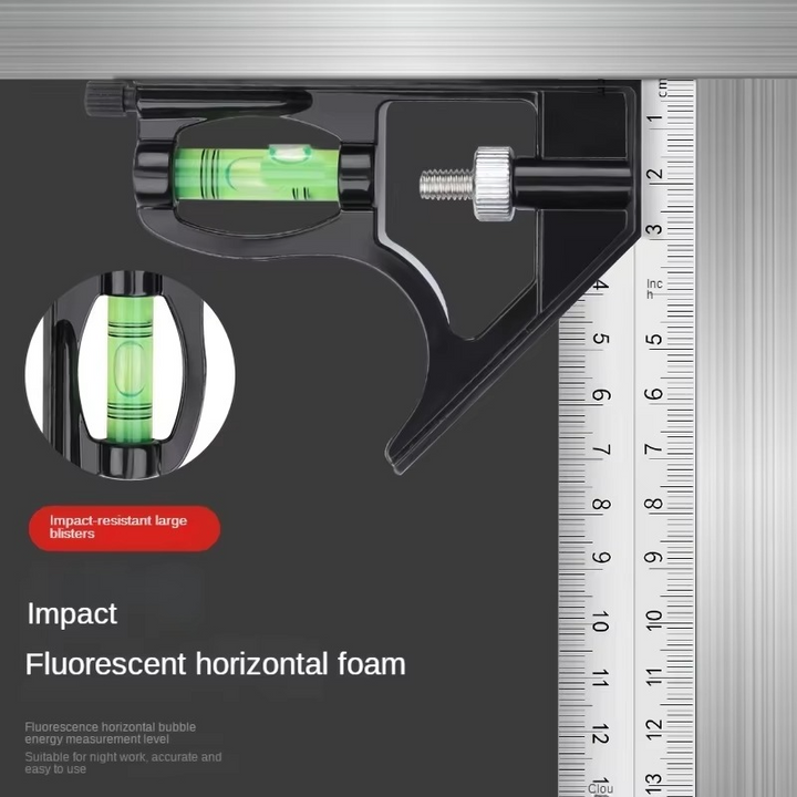 BowLift | 12-Inch Adjustable Stainless Steel Precision Angle Measuring Tool
