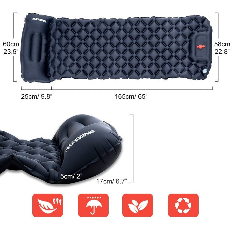 BowLift | Ultralight Waterproof Sleeping Mat with Built-in Pump - AirRest