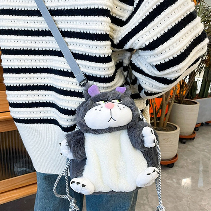 BowLift | Bored Plush Cat Shoulder Bag