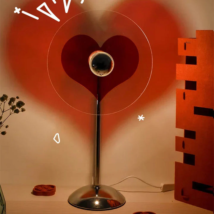 Romantic LED projection lamp – mood light for a romantic atmosphere | Bowlift