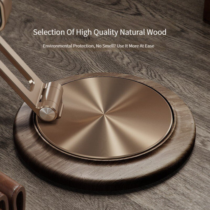 BowLift | 360 Rotating Wooden Foldable Universal Phone Holder