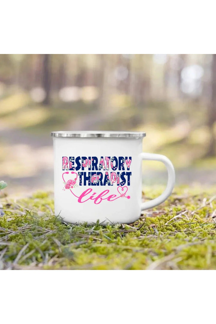 Life Enamel Coffee Mug | Bowlift