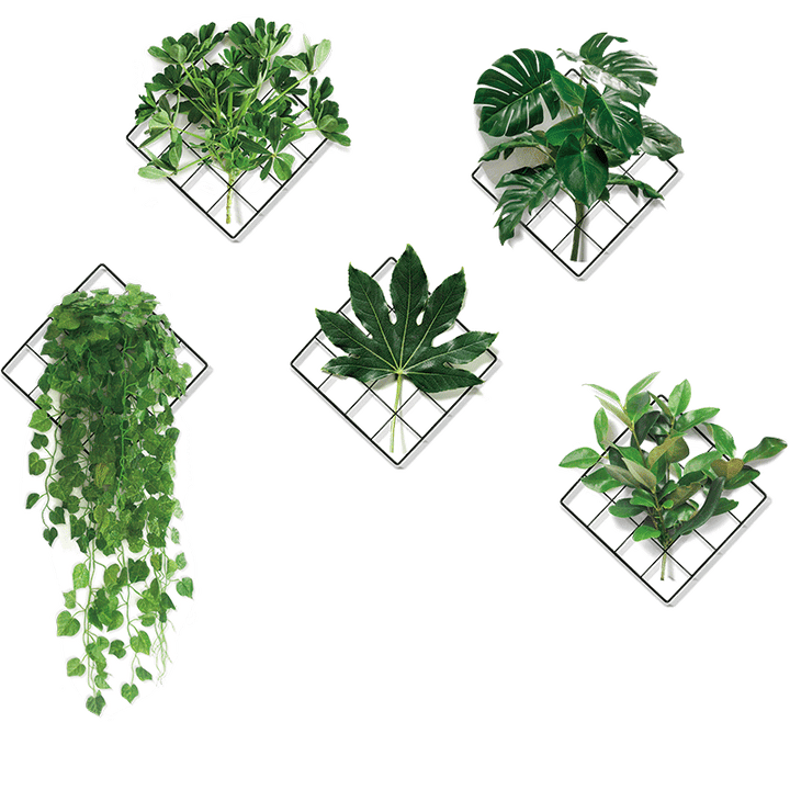 3D Nature Wind Green Plant Wall Sticker | Bowlift