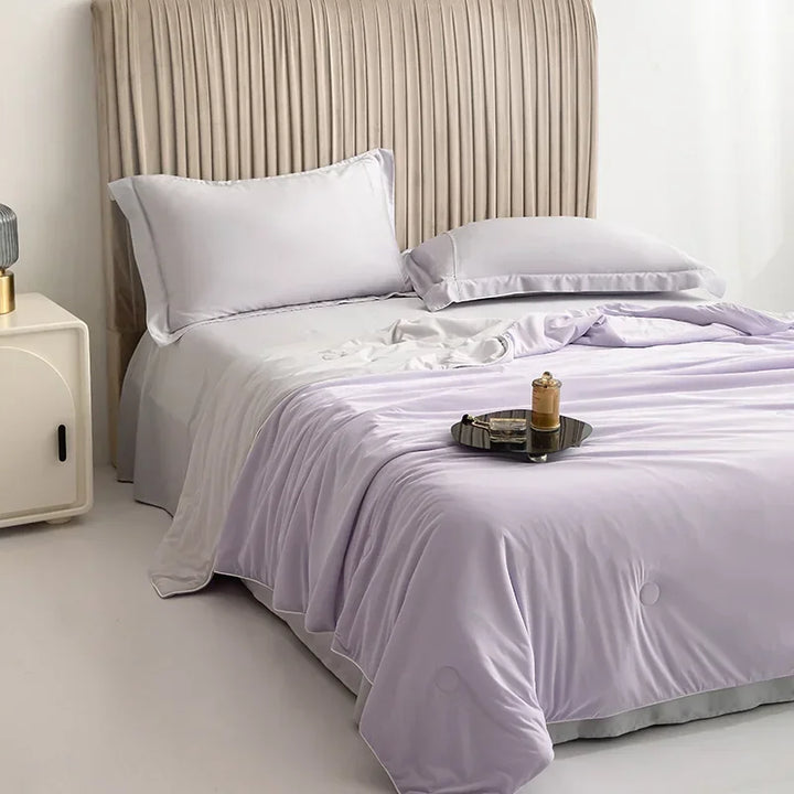 High-Quality Cooling Blanket – Smooth Air-Conditioning Comforter, Lightweight Summer Quilt with Double-Sided Cooling Fabric | Bowlift