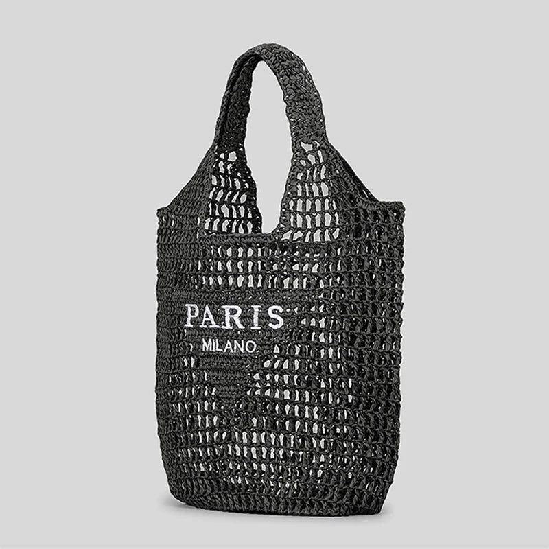 BowLift | Net straw crochet beach bag
