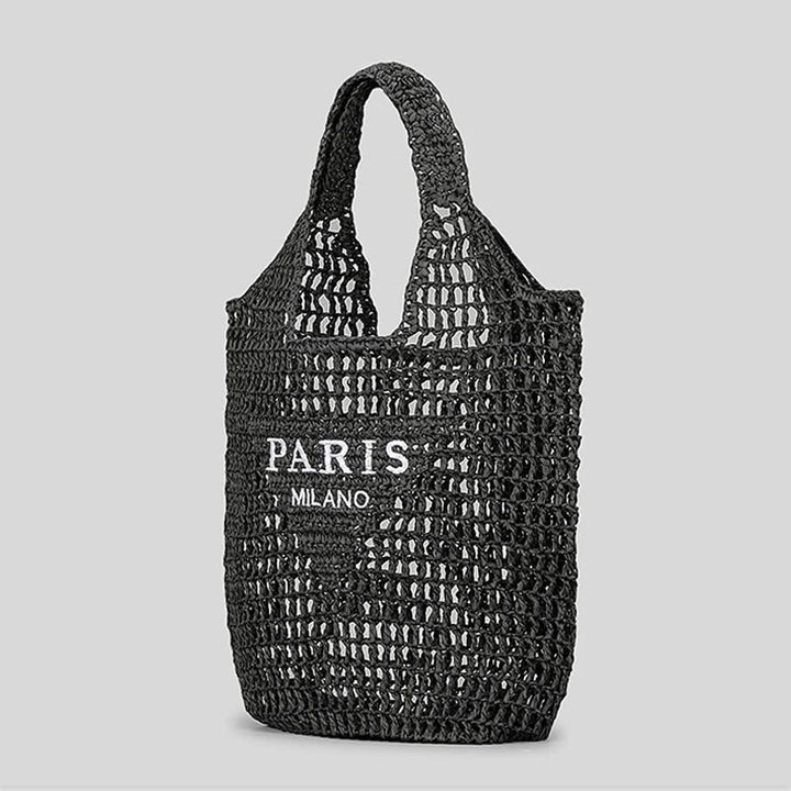 BowLift | Net straw crochet beach bag