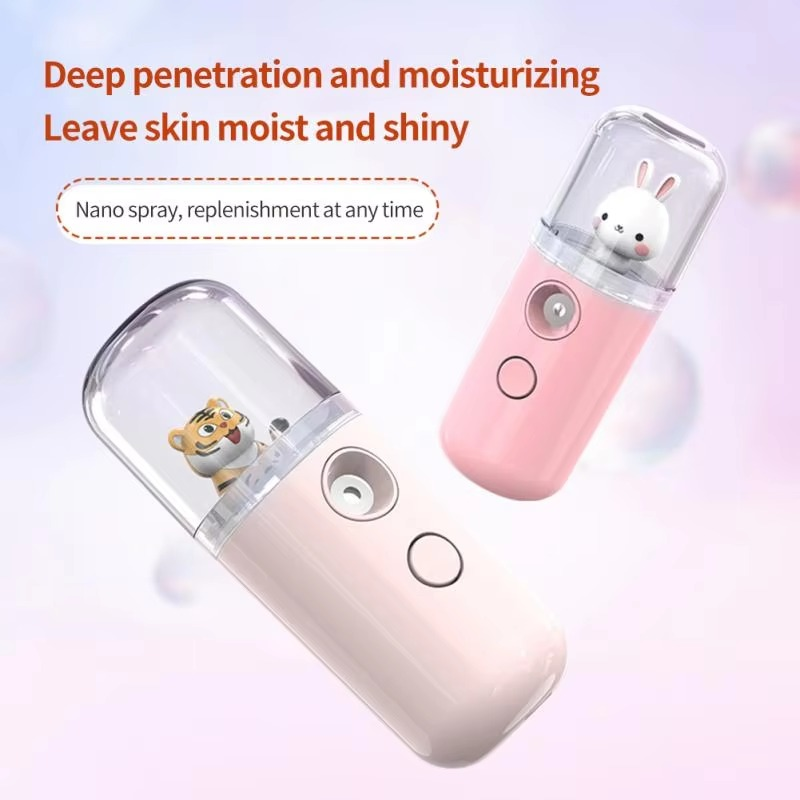 BowLift | Portable Facial Mist Sprayer Rechargeable Mini Steamer for Deep Hydration