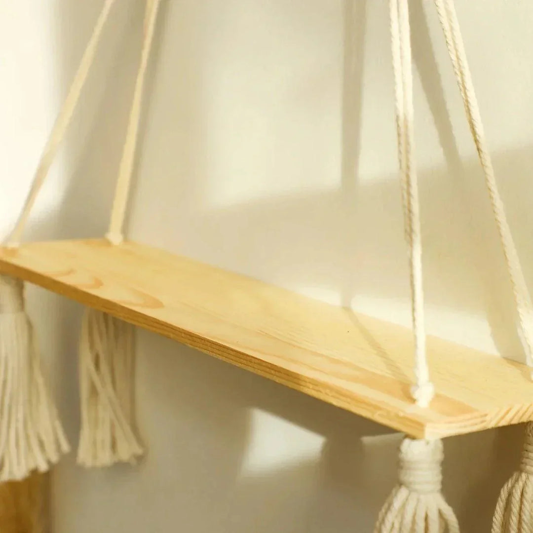 BowLift | BohoString - Macramé Wooden Wall Piece