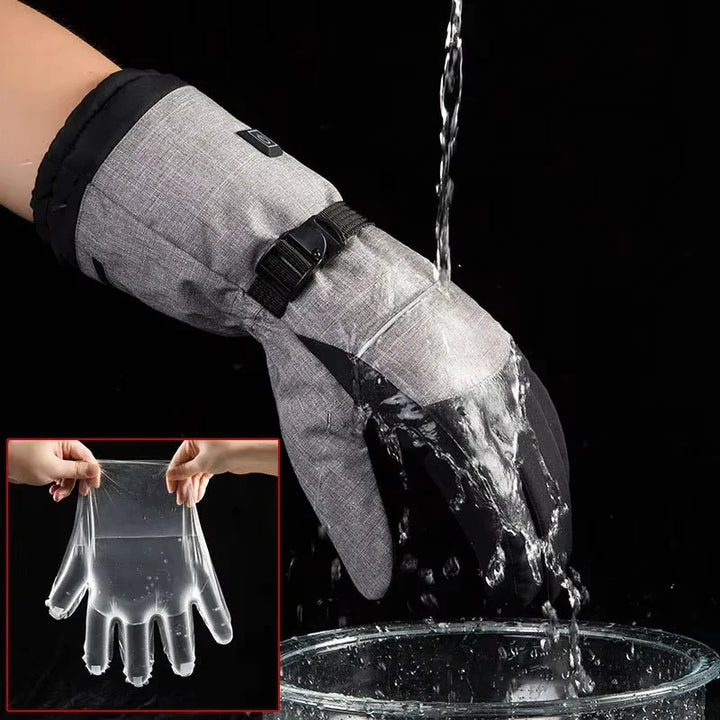 BowLift | Heated Gloves ThermoRide | Waterproof & Windproof | Electric Winter Gloves for Motorcycle, Bicycle & Outdoor | Long-lasting Warmth