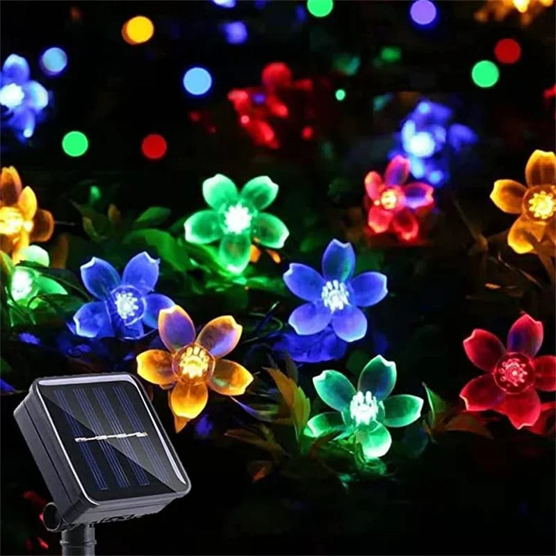 BowLift | LumiSola Solar String Lights | 20–100 LEDs | Warm White, White or RGB | 8 Modes | For Garden & Balcony | 5–12m