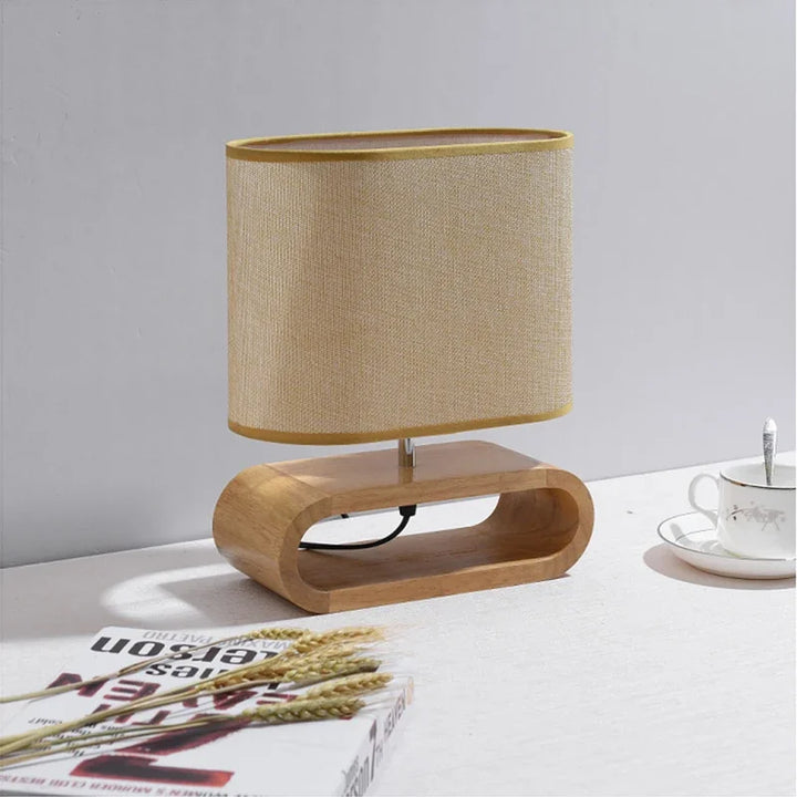 BowLift | Modern desk lamp with a luxurious wooden finish