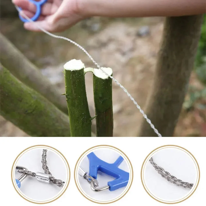 BowLift | Wire saw for garden and outdoor – Compact saw for adventures and gardening