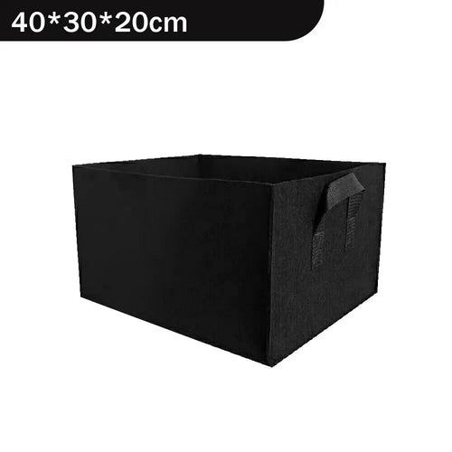 BowLift | Florabrix Plant Bag | Rectangular Planting Bag Made of Non-Woven Fabric | With Handles & Drainage | For Vegetables, Flowers & Herbs