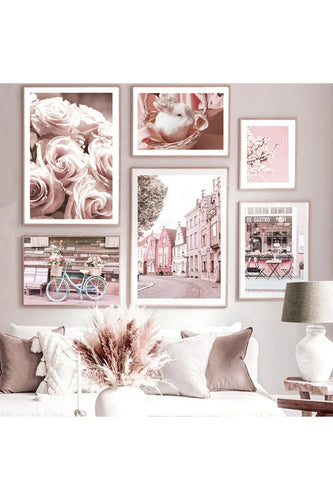 Modern City Canvas Poster | Bowlift