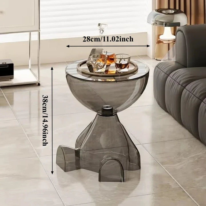 BowLift | Space-saving Plastic Side Table