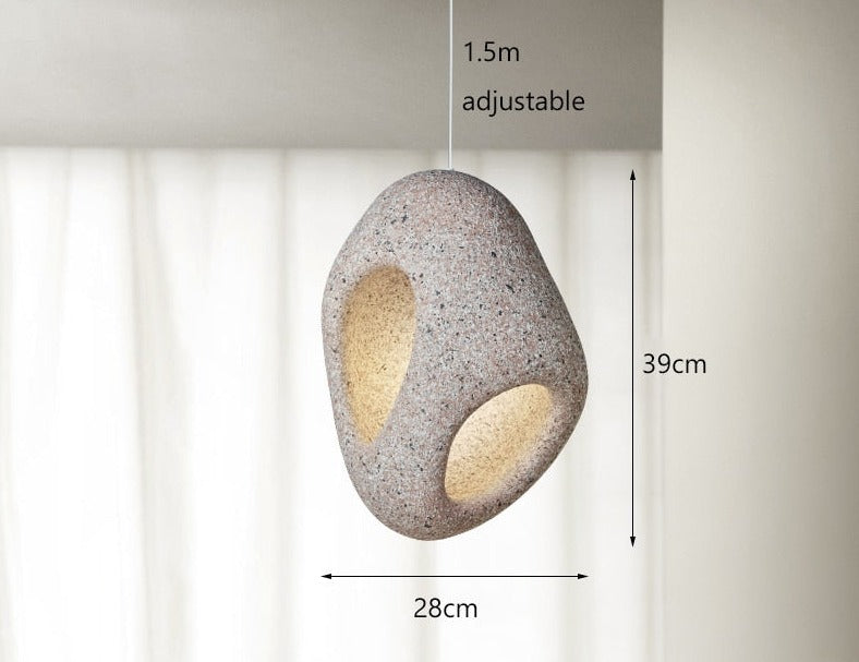 BowLift | Modern Creative LED Pendant Lamp Wabi Sabi