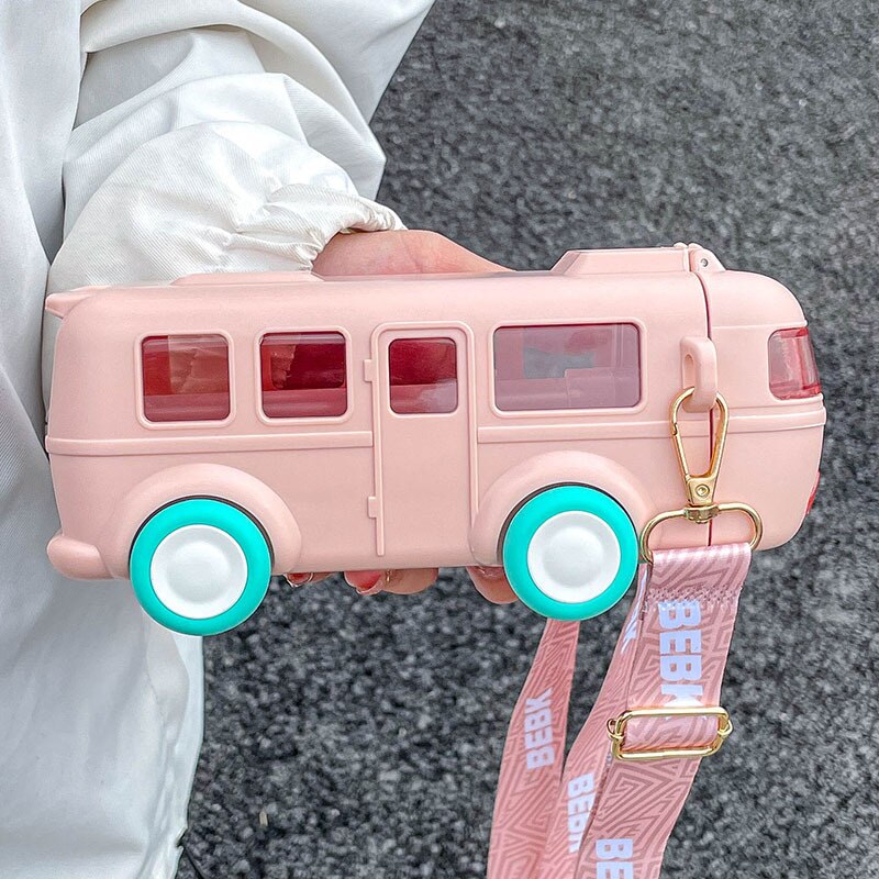 BowLift | Cute Bus Leak-Proof Little Rider Water Bottle