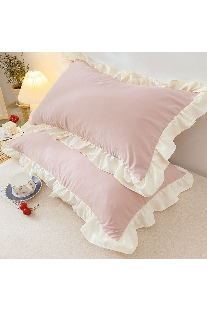 inspired ruffle pillowcases | Bowlift