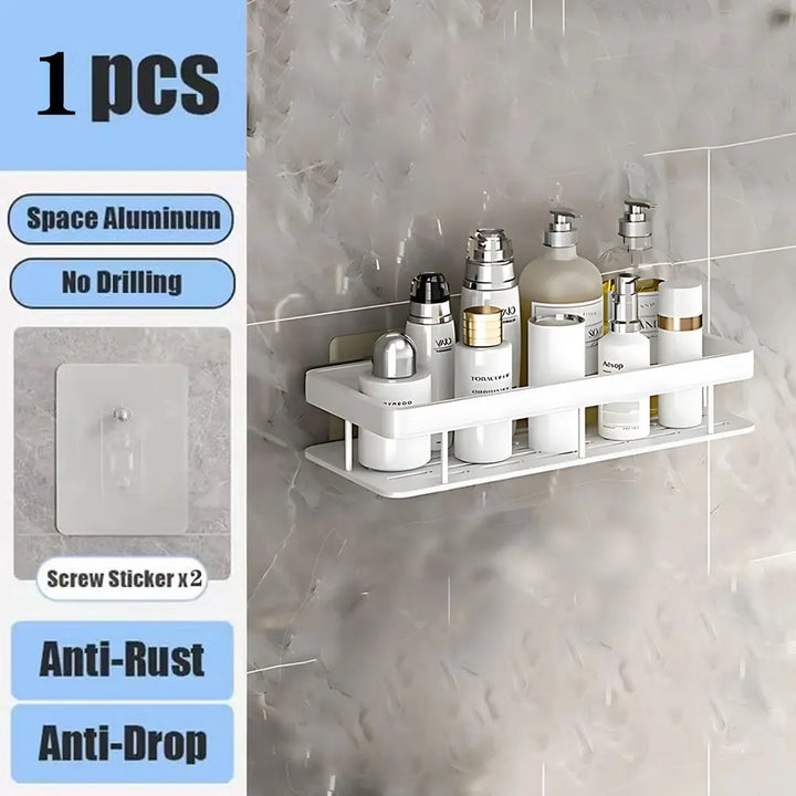 Shower shelf without drilling aluminum | Bowlift