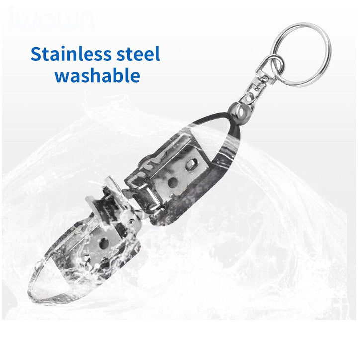 Stainless Steel Nail Clipper Keychain | Bowlift