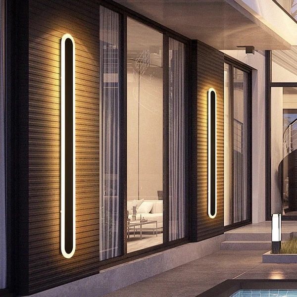 BowLift | Outdoor LED Wall Light Modern Black Design