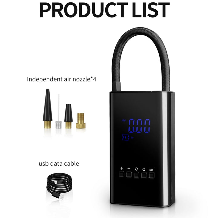 BowLift | Mini LED Display Road Buddy  Air Compressor