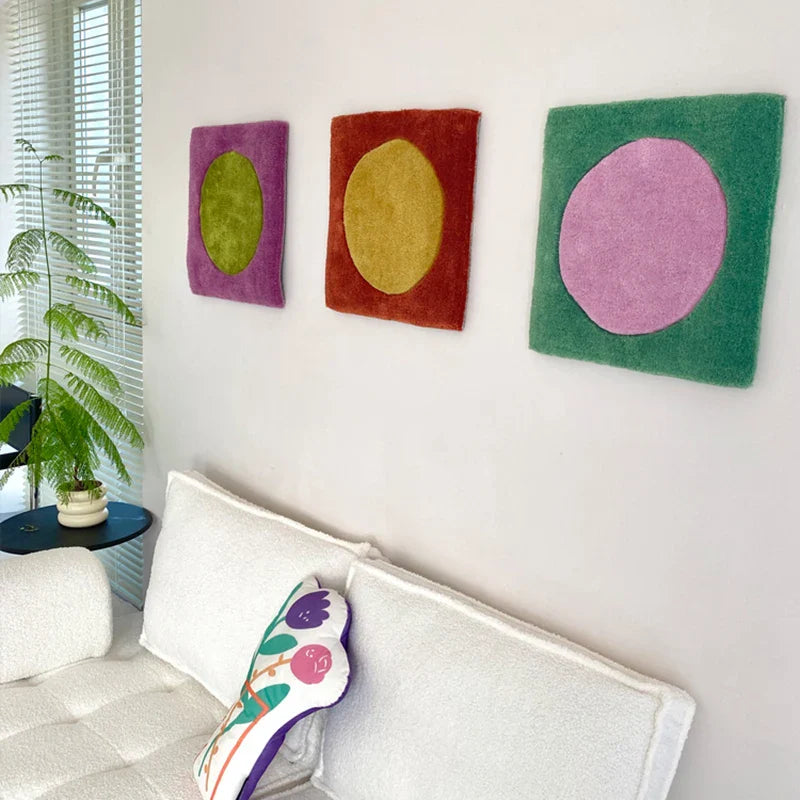 Dot in Square Block Rug | Bowlift