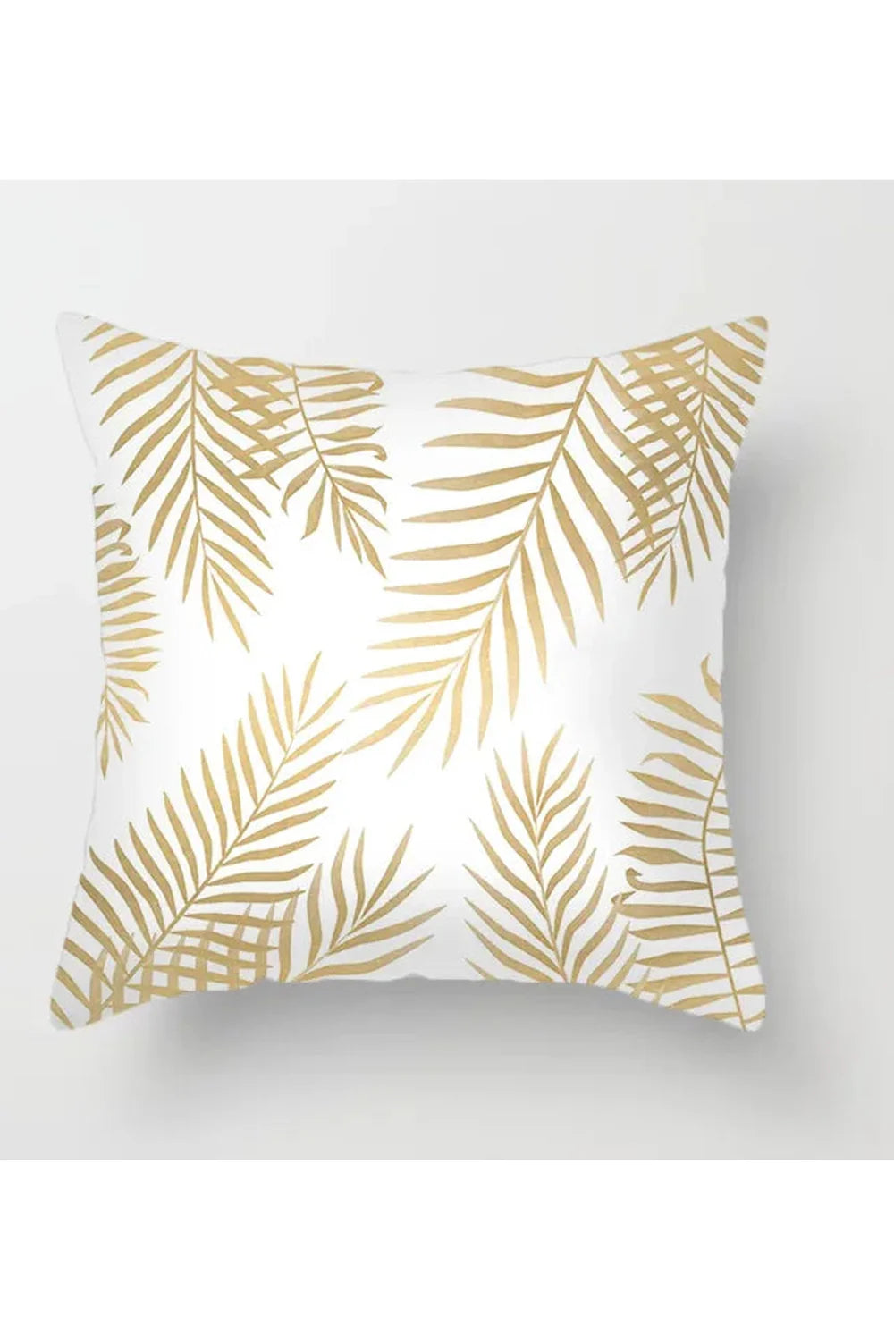 Yellow Leaf Polyester Pillowcase | Bowlift