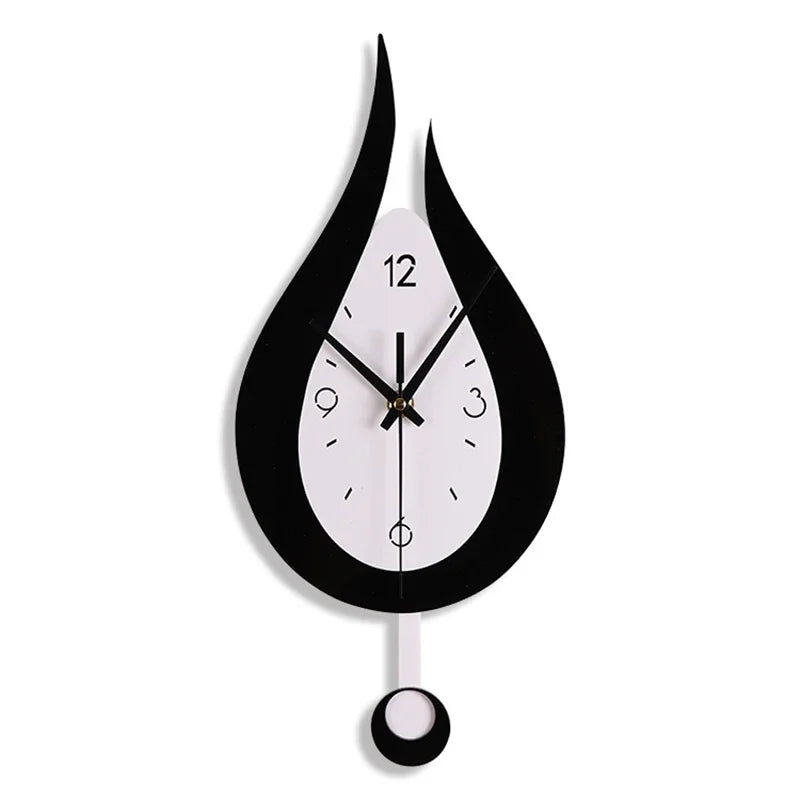 BowLift | Wall Clock with Acrylic Chain