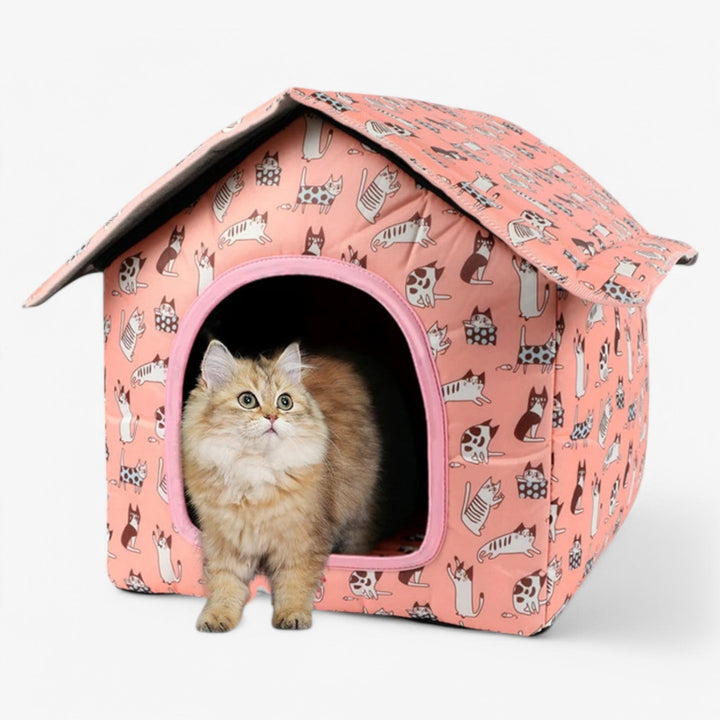 BowLift | Weather-resistant Animal House "CozyNest" for Cats and Small Dogs