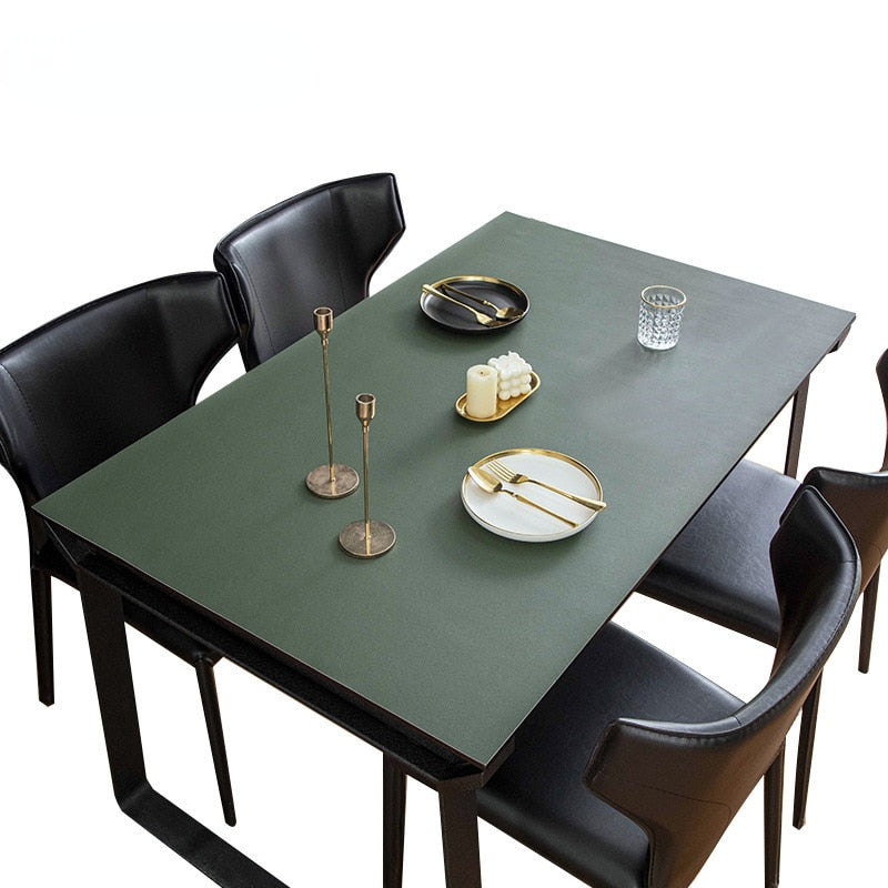 BowLift | Nordic Minimalist Leather Waterproof Table Protector Mat