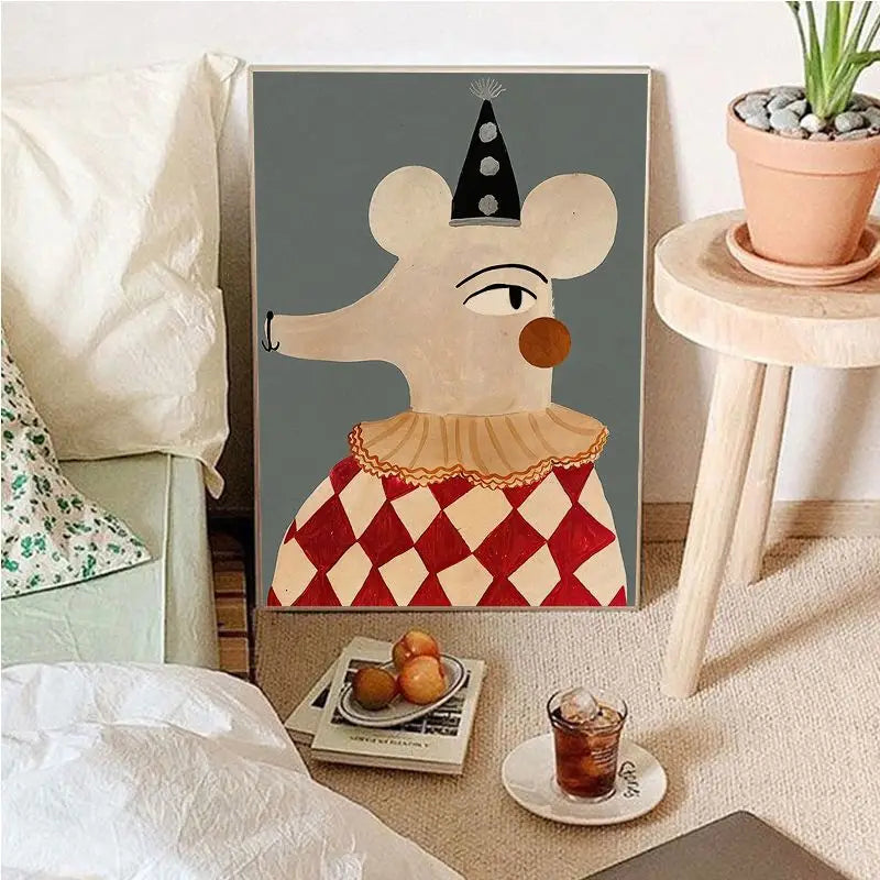 BowLift | Vintage Cartoon Canvas Art