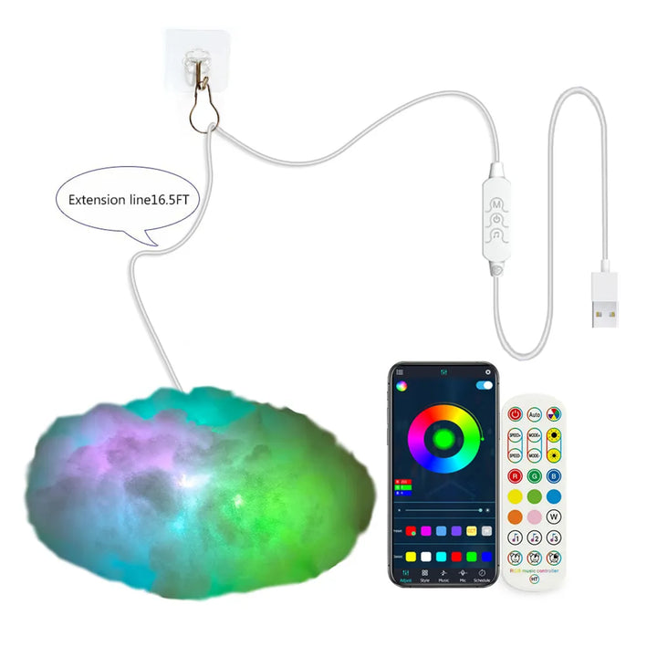 BowLift | Cloudscape Glow 3D Cloud Smart Bedroom Light