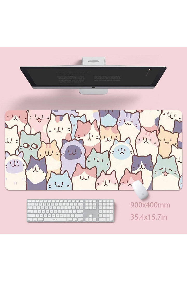 Cat large desk mat | Bowlift