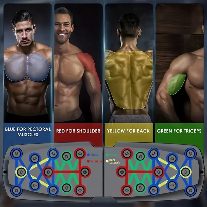 BowLift | Portable Foldable Push-Up Board for Full-Body Strength Training