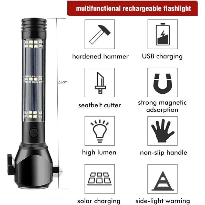 BowLift | Multifunctional Solar Power Flashlight