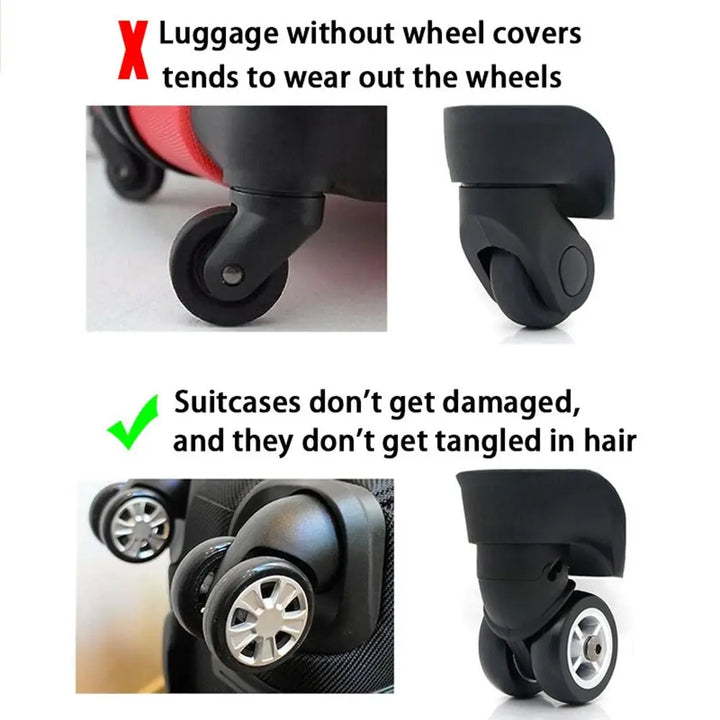 BowLift | Trolley Suitcase Wheels Protection Cover 8PCS