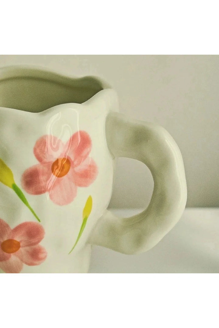 Flower ceramic mug | Bowlift