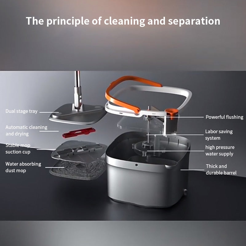 BowLift | Magic Self-Cleaning Nano Floor Mop