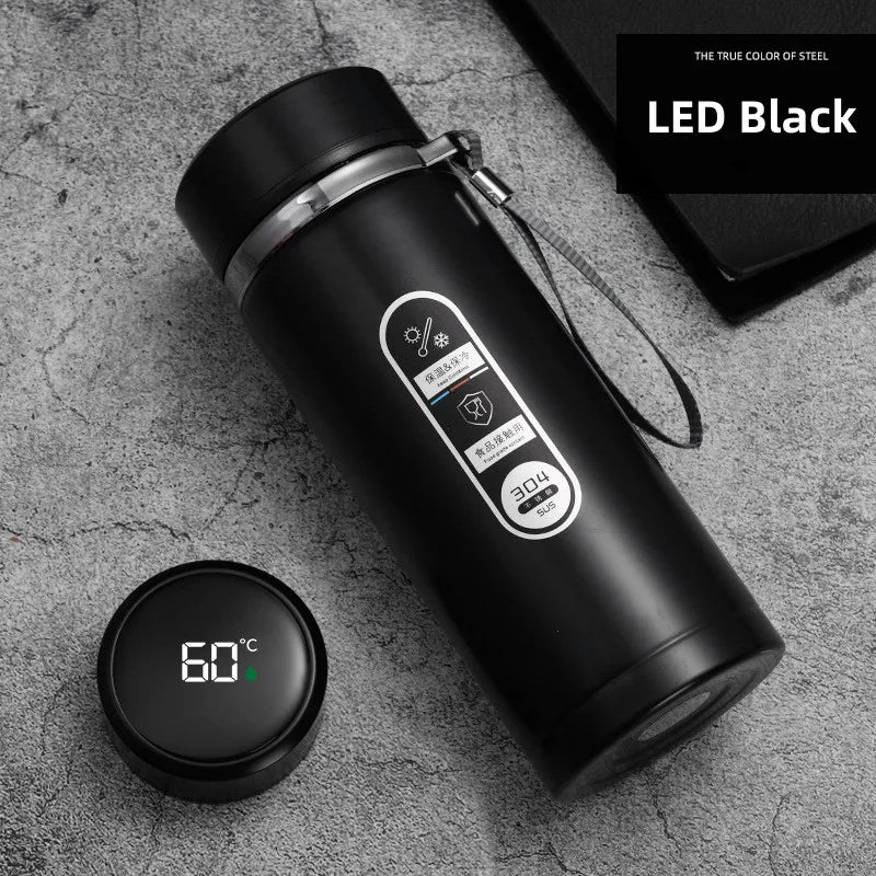 BowLift | TempraBottle – Smart Thermos Bottle with LED Temperature Display (800ml–1L)