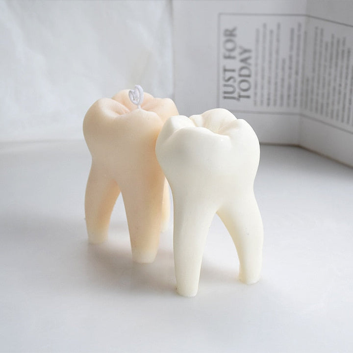 BowLift | Artistic DIY Tooth Shape Unique Candle Mold