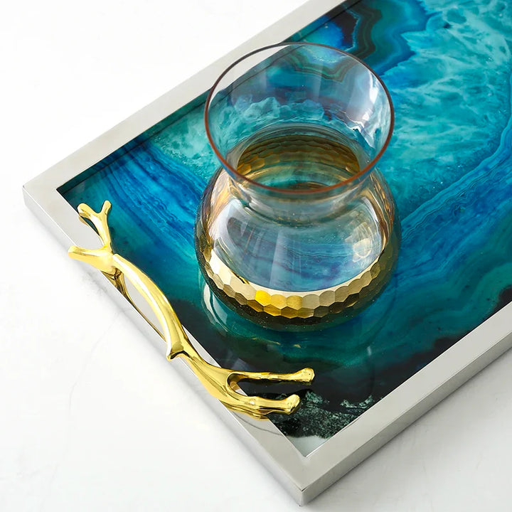 Blue Agate Tray Bowlift